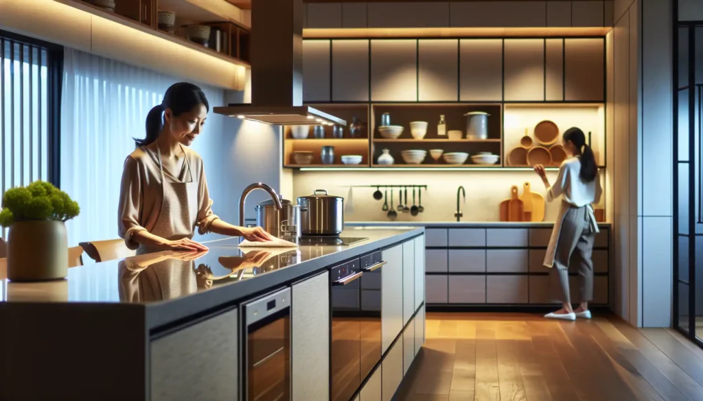 20 リフォーム後のシステムキッチンメンテナンス